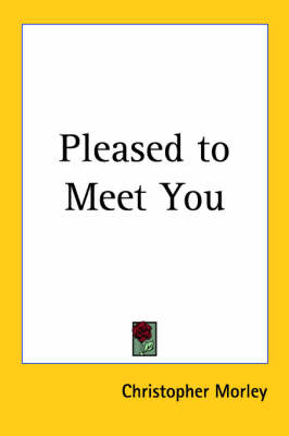 Book cover for Pleased to Meet You