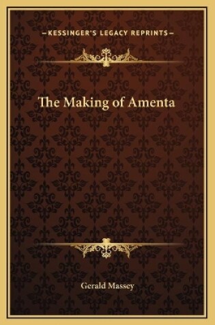 Cover of The Making of Amenta