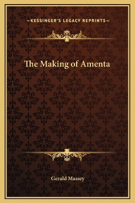 Book cover for The Making of Amenta