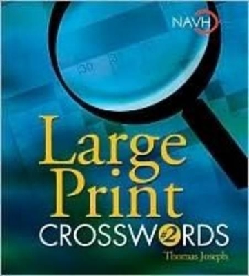 Book cover for Large Print Crosswords #2