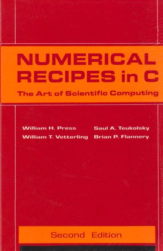 Book cover for Numerical Recipes in C