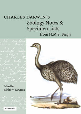Book cover for Charles Darwin's Zoology Notes and Specimen Lists from H. M. S. Beagle