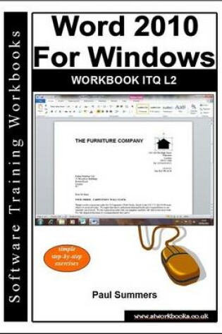 Cover of Word 2010 for Windows Workbook Itq L2