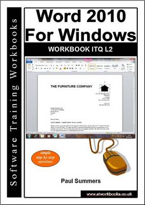 Book cover for Word 2010 for Windows Workbook Itq L2