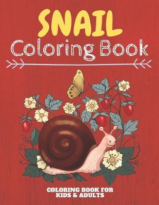 Book cover for Snail Coloring Book