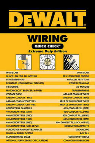 Cover of DeWalt Wiring Quick Check: Extreme Duty Edition