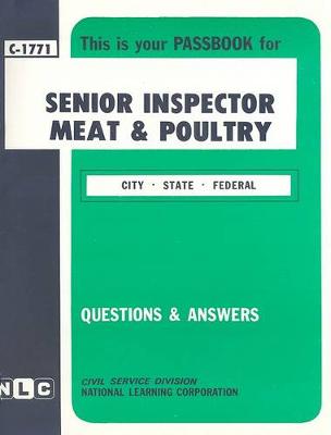 Book cover for Senior Inspector, Meat & Poultry