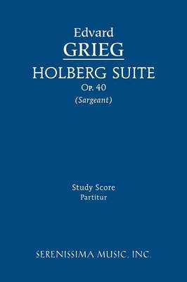 Book cover for Holberg Suite, Op.40