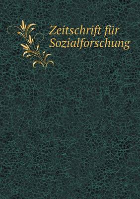 Book cover for Zeitschrift für Sozialforschung