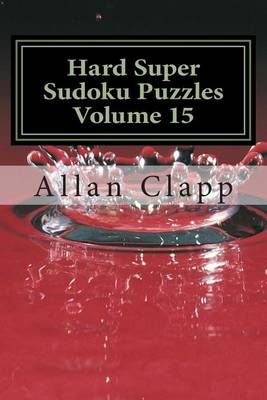 Book cover for Hard Super Sudoku Puzzles Volume 15