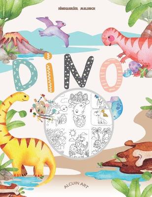 Book cover for Dinosaurier Malbuch