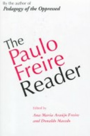 Cover of The Paulo Friere Reader