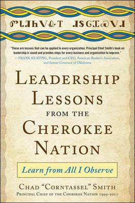 Book cover for Leadership Lessons from the Cherokee Nation: Learn from All I Observe