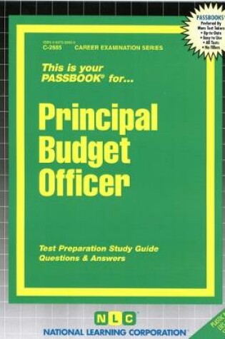 Cover of Principal Budget Officer