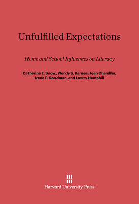 Book cover for Unfulfilled Expectations