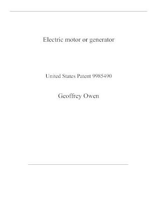 Book cover for Electric motor or generator