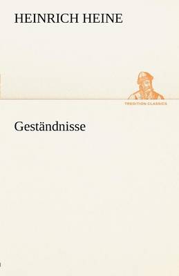 Book cover for Gestandnisse