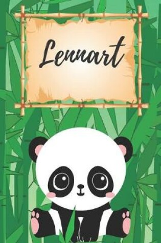 Cover of personalisiertes Notizbuch Panda / Malbuch / Kritzelbuch / Tagebuch / Journal / Notizheft / DIN A5 / Geschenke Lennart