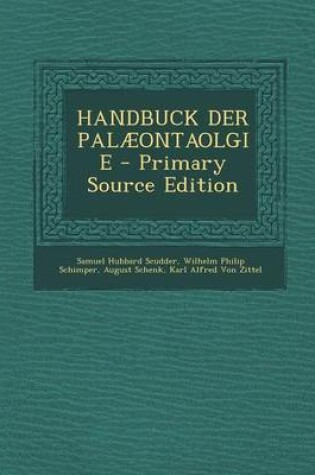 Cover of Handbuck Der Palaeontaolgie