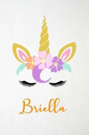 Cover of Briella A5 Lined Notebook 110 Pages