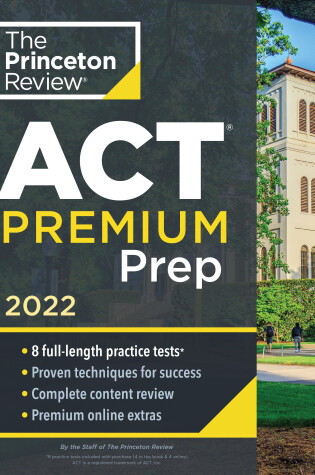 Cover of Princeton Review ACT Premium Prep, 2022