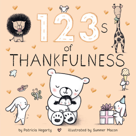 Book cover for 123s of Thankfulness