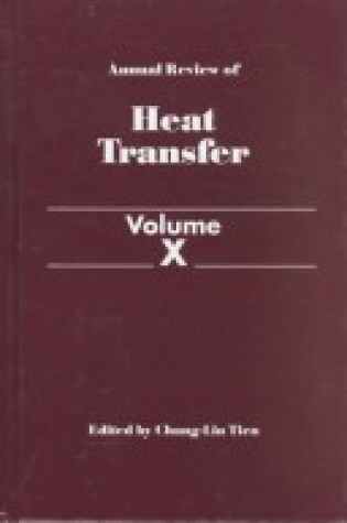 Cover of Annual Review of Heat Transfer