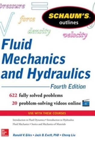 Cover of Schaum's Outline of Fluid Mechanics and Hydraulics, 4th Edition