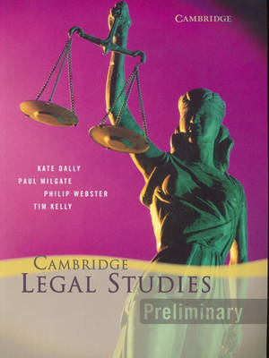 Book cover for Cambridge Preliminary Legal Studies