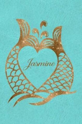 Cover of Daily Journal Diary - Personalized Mermaid Tails - Jasmine