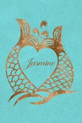 Book cover for Daily Journal Diary - Personalized Mermaid Tails - Jasmine