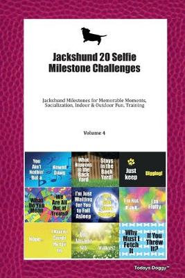 Book cover for Jackshund 20 Selfie Milestone Challenges