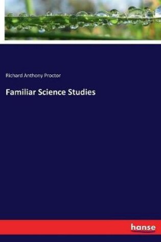 Cover of Familiar Science Studies