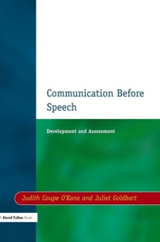 Cover of Communication before Speech