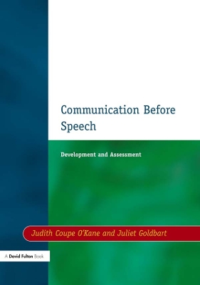 Book cover for Communication before Speech