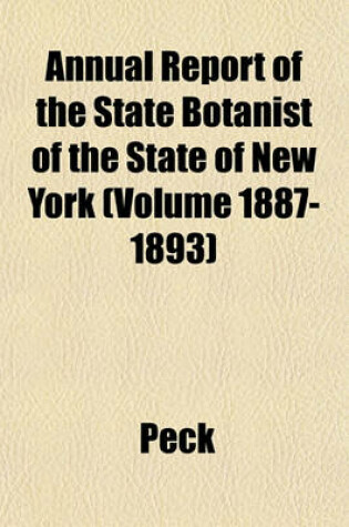 Cover of Annual Report of the State Botanist of the State of New York (Volume 1887-1893)