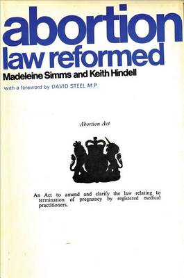 Book cover for Abortion Law Reformed