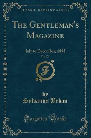 Cover of The Gentleman's Magazine, Vol. 275