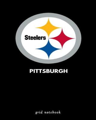 Book cover for Steelers Pittsburgh grid notebook
