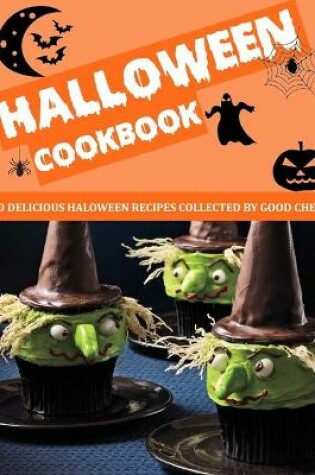 Cover of HALOWEEN COOKBOOK with pictures