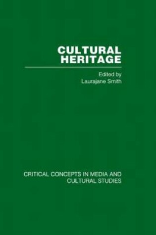 Cover of Cultural Heritage Vol1