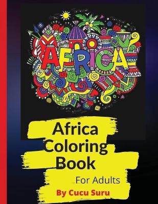 Book cover for - Africa Coloring Book