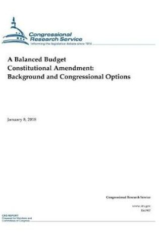 Cover of A Balanced Budget Constitutional Amendment