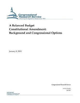 Book cover for A Balanced Budget Constitutional Amendment