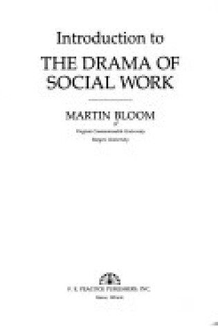 Cover of Introduction to the Drama of Social Work