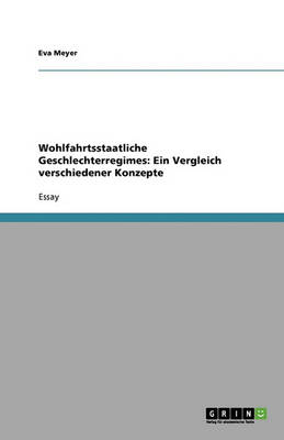 Book cover for Wohlfahrtsstaatliche Geschlechterregimes