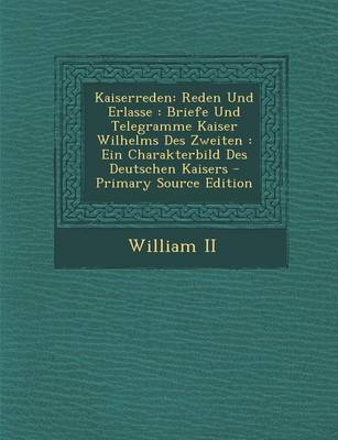 Book cover for Kaiserreden