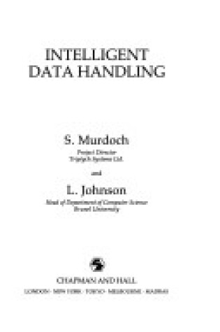 Cover of Intelligent Data Handling