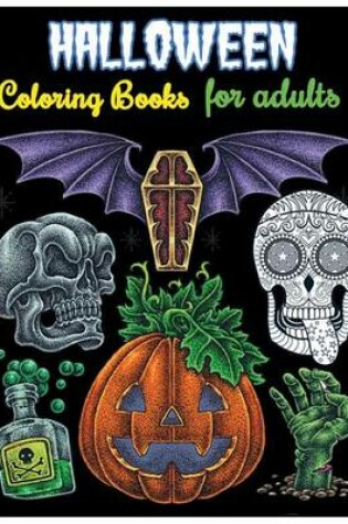 Cover of Halloween Coloring Books for Adults