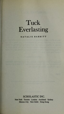 Book cover for Tuck Everlasting